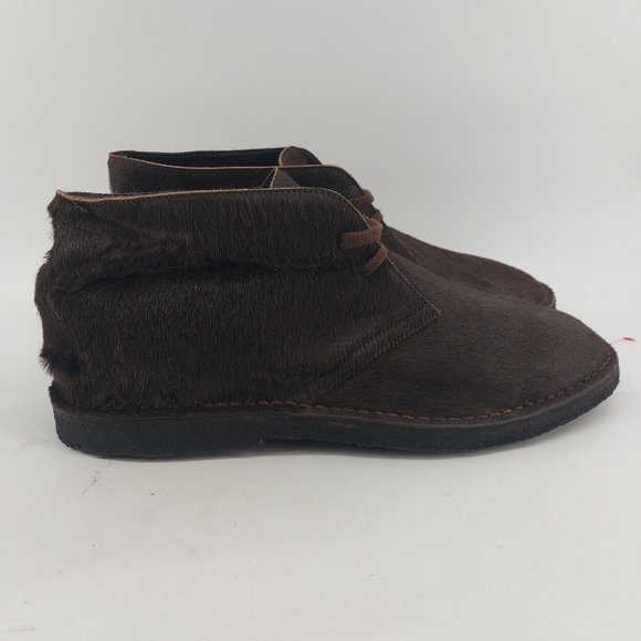 J. Crew 1990 MacAlister boots in pony hair Brown Size 11 - Picture 4 of 6